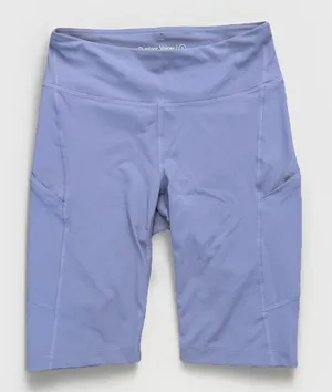 Outdoor Voices Zoom 10" Biker Spandex Shorts With Pockets‎ Light Purple Size S thumbnail 1