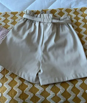 Est. 1946 Tan Leather Shorts thumbnail 7