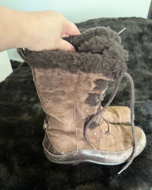 The North Face Winter Boots Womens 8 Brown Appu Abby III Primaloft Laced Up thumbnail 1