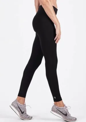 Vuori pace high rise reflective leggings black small thumbnail 1