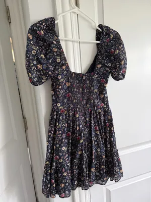 Abercrombie Puff Sleeve Mini Dress thumbnail 3