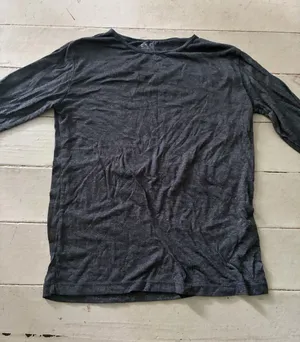 Weatherproof 32 Degree Heat Charcoal Gray Heathered Long-Sleeve Crewneck Shirt thumbnail 1