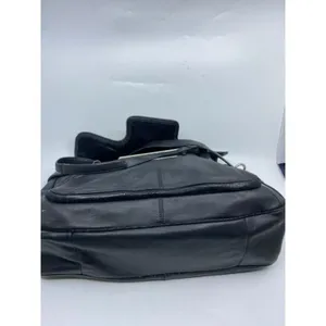 COACH Medium/ Large Leather Black Shoulder Bag thumbnail 12