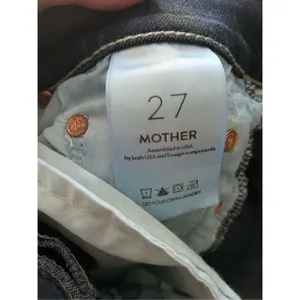 Mother The Super Swooner Here Kitty Kitty Jeans women’s size 27 thumbnail 5