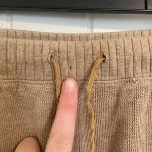 Liz Claiborne women’s‎ tan soft knit drawstring pocket sweatpants lounge small thumbnail 3