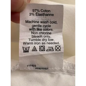 J.Crew Ruffle V-Neck Top Women Size‎ 2 White Sleeveless Cotton Blend Feminine thumbnail 8