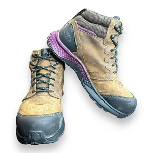 Timberland Pro Womens 7 Reaxion A219B Brown Waterproof Composite Toe Work‎ Boot thumbnail 6