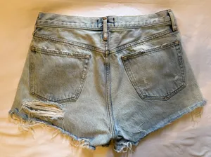 Cutoff Denim Shorts thumbnail 5