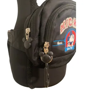 Vintage Walt Disney World Mickey Mouse Belt Bag Fanny Pack Embroidered Retro thumbnail 2