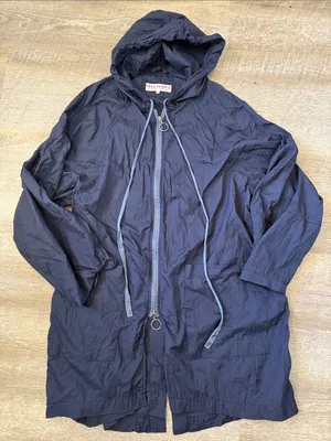 Free People Navy Windbreaker Size XS thumbnail 1