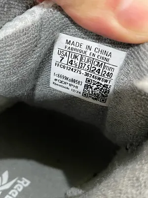 Reebok gray and white chunky sneakers  thumbnail 5