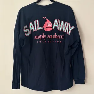 Simply Southern Black Sail Away Long Sleeve Shirt thumbnail 1