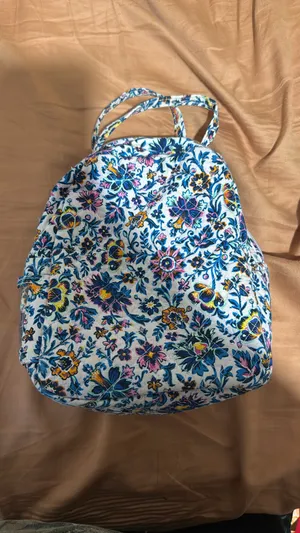 Vera Bradley XL Campus Backpack Cloud Vine Floral  thumbnail 2