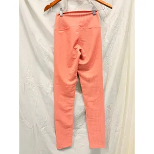 Beach Riot Leah-Ayla Legging Solid Coral Small Summer‎ Yoga Running Workout thumbnail 4