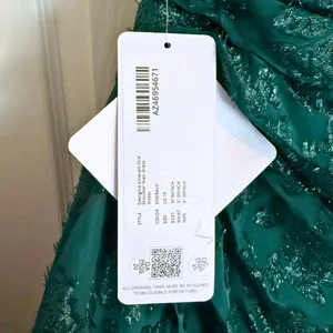 NWT Azazie Georgina Emerald One-Shoulder Maxi Dress Size 10 thumbnail 6