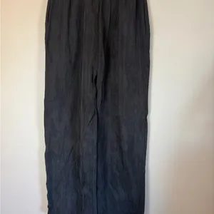 Zara black silky lyocell Pajama Pants Sz small NWT thumbnail 5