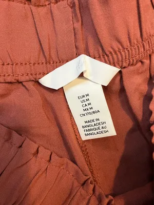 H&M Rust Flowy Pants thumbnail 2