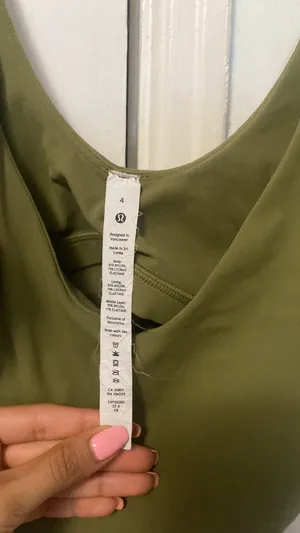 Lululemon Align Tank Green thumbnail 3
