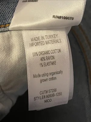 AGOLDE JEANS SIZE 26 thumbnail 5