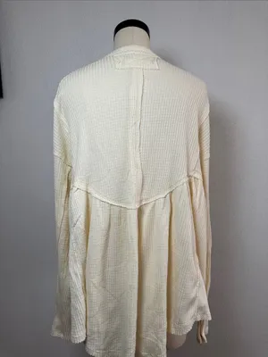 NWOT We the free oh my babydoll thermal top size XS thumbnail 4