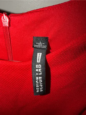 Design Lab Red Sleeveless Shift Mini Dress thumbnail 4
