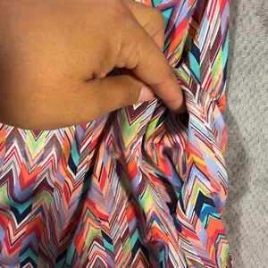 Title Nine Medium Chevron Athletic Dress Multicolor V Neck Built In Bra Pockets thumbnail 6