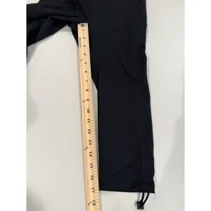 Free People Capri Leggings Womens XS Black Active Adjustable Hem Yoga Gym Travel thumbnail 4