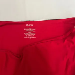 New Quince Italian High Rise Bikini Bottom Cherry Red Large thumbnail 2