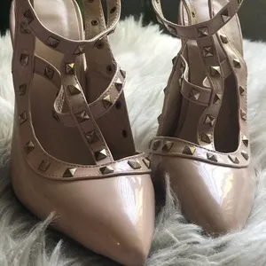 ✨Ji Mei Shoes Nude Pale Pink Pointed Toe Heels✨ thumbnail 5