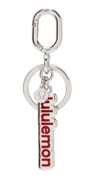 Lululemon Metal Keychain Lululemon Red/Silver thumbnail 1