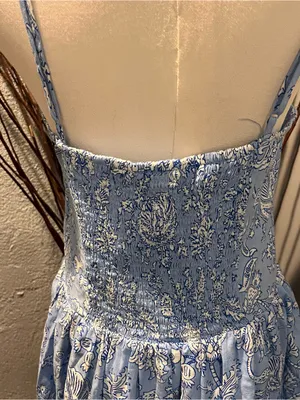 🌸NWT ROLLER RABBIT FLORAL VINES DROP WAIST MAXI🌸 thumbnail 6
