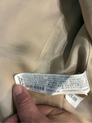 Zara Camel Double-Breasted Belted Trench Coat‎ thumbnail 11