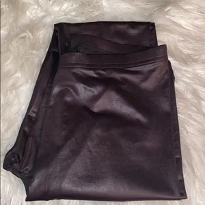 ✨ H&M Brown Imitation leather leggings✨ thumbnail 2