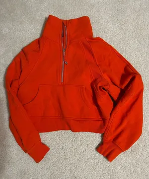 Lululemon Orange Scuba Sweatshirt thumbnail 1