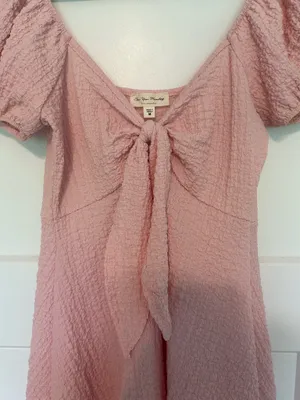 See You Monday Pink mini dress thumbnail 3
