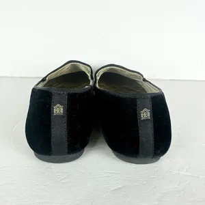 Birdies The Starling Velvet Flat Loafer Size 7.5 Black Slip On Classic Timeless thumbnail 5