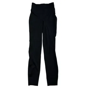 Lululemon Sz 2 Base Pace High-Rise Running Tight 25" In Black Nulux‎ W5DKHS thumbnail 3