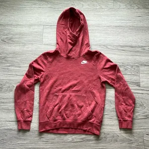 Nike Funnel Neck Red Hoodie Size XS thumbnail 1