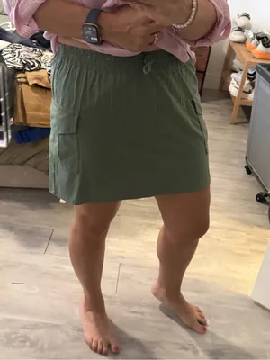 STYLUS Olive Green Mini Skirt with Cargo Pockets Size M thumbnail 6