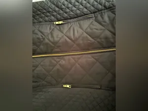 Crown & Ivy Quilted Black Sleeveless Vest Jacket - Classic Lightweight Outerwear thumbnail 3
