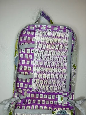 Vera Bradley Watercolor Tech Organizer Floral Quilted Travel Electronics Case thumbnail 8