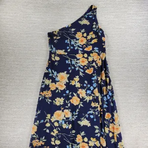 Lulus Elegant Admiration Maxi One Shoulder Dress XL Navy Floral Wedding Guest thumbnail 15