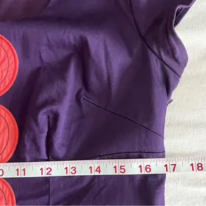 Boden• Purple and Coral Appliqué 100% cotton Sheath Dress• Sz 10P thumbnail 9