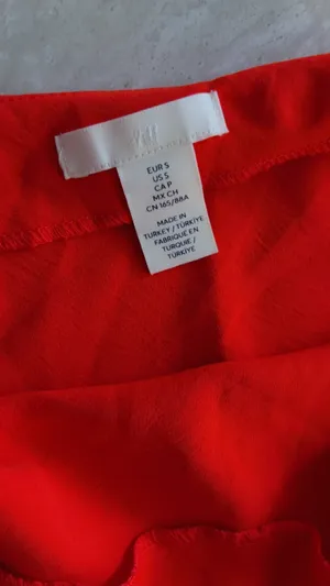 H&M One-Shoulder Orange Mini Dress thumbnail 3