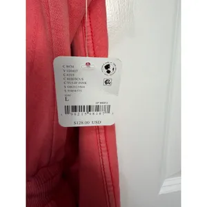 Free People Movement Hot Shot‎ Romper Tulip Pink V-Neck Fleec NWT thumbnail 6