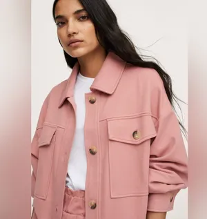 Mango Chest-Pocket Cotton Overshirt thumbnail 1