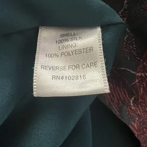 Garnet Hill Dress Sz 2‎ 100% Silk thumbnail 4