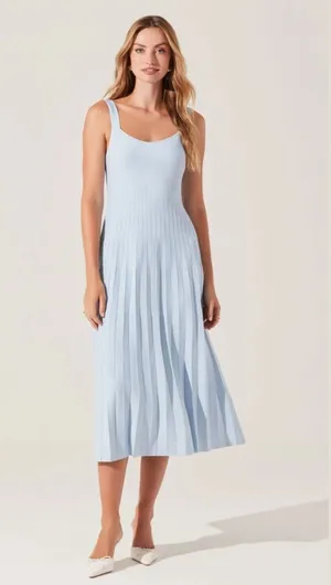 Astr Blue Midi Dress thumbnail 1