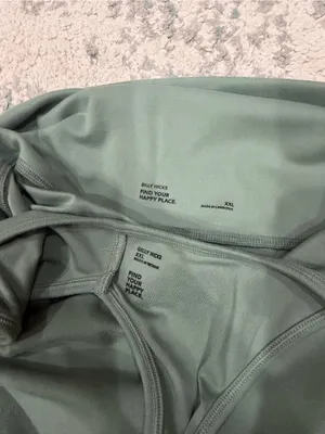 Hollister Gilly Hicks Sage Green Athletic Set Tank & Biker Shorts XXL thumbnail 4