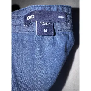 Gap Indigo Chambray Tie-Waist Dress |‎ 100% Cotton | Fall 2012 | Size M thumbnail 8
